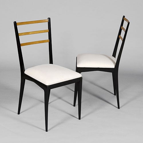 Dining Table and Six Chairs in the style of Ico Parisi 1