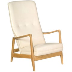 Vintage Birchwood Easy Chair by Gio Ponti for Cassina, 1958