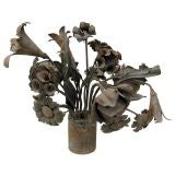 19th C. Wrought Iron Floral Bouquet (GMD#2151)