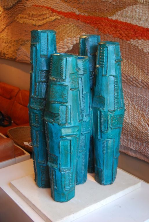 Rare David Cressey AP Pro Artisan Sculpture - 5  fused Vessels 3
