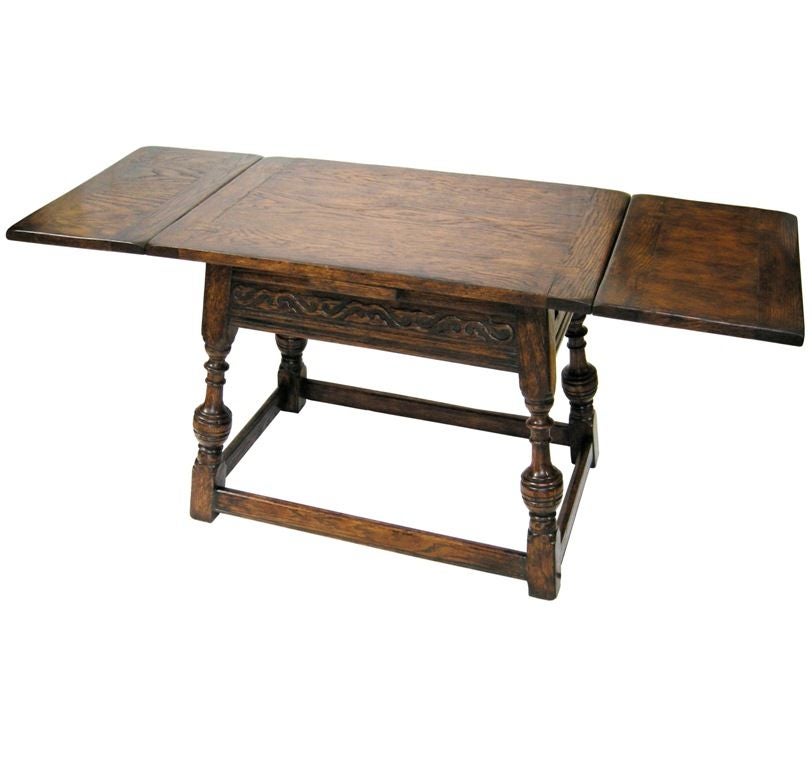 Renaissance Style Draw Leaf Low Table (GMD#2281)