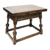 Antique Renaissance Style Draw Leaf Low Table (GMD#2281)