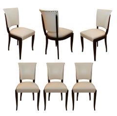 Set of 6 1940's dining chairs