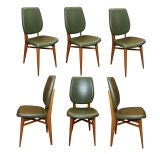 Set of 6 50's Italian Dining Chairs