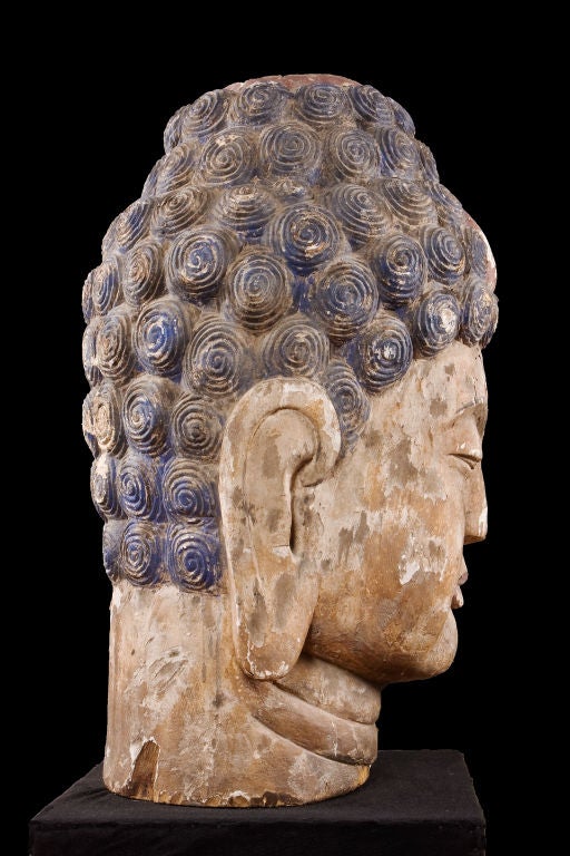 19th Century Chinese Buddha Head 2