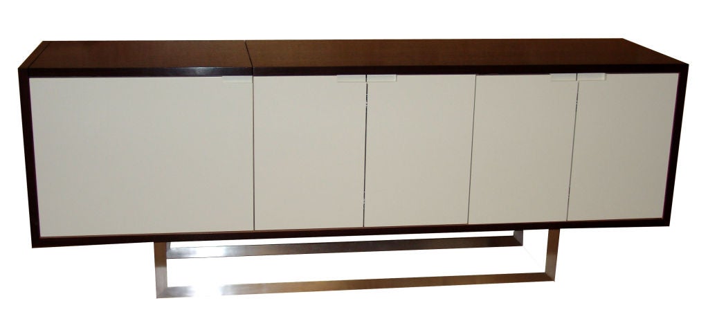 M|n Originals Flip Top Lacquered Media Console