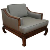 Mid-Century Asian Style Club Chair