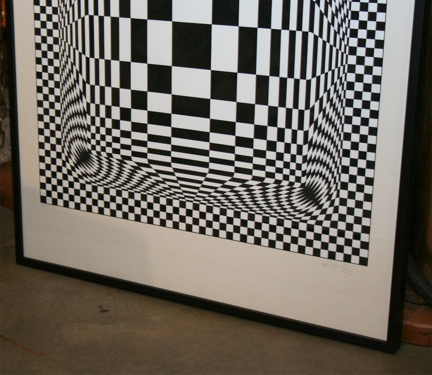 victor vasarely black and white