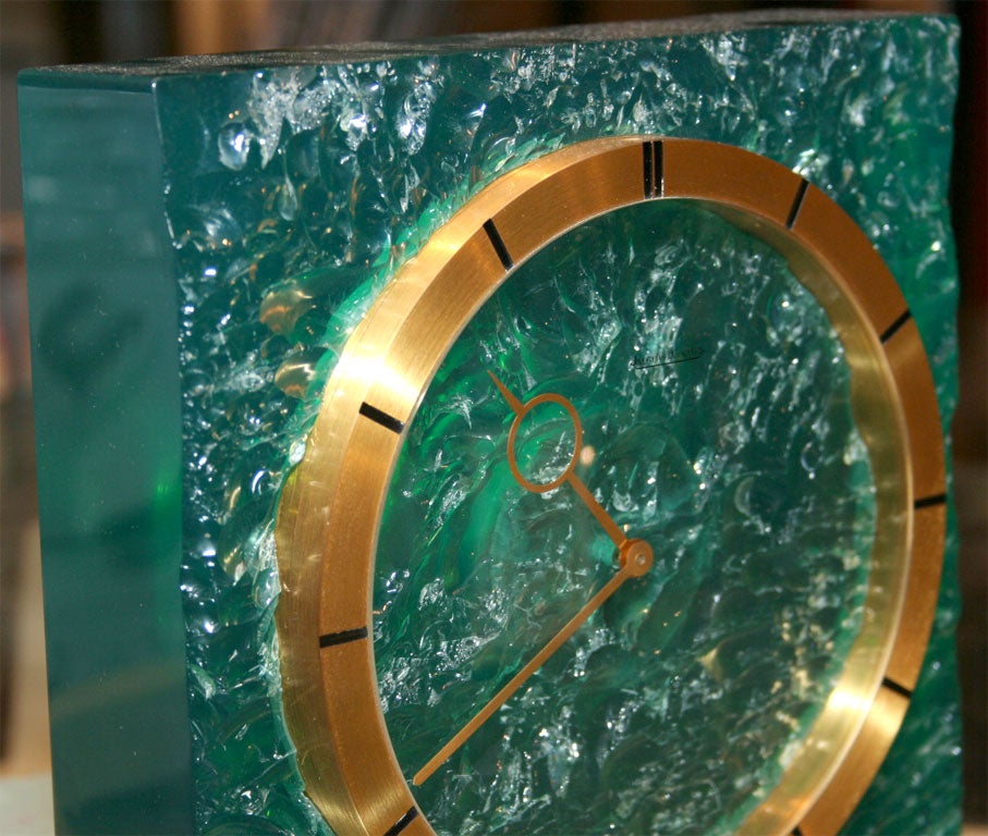 Rare Resin Jaeger-LeCoultre Table Clock 2