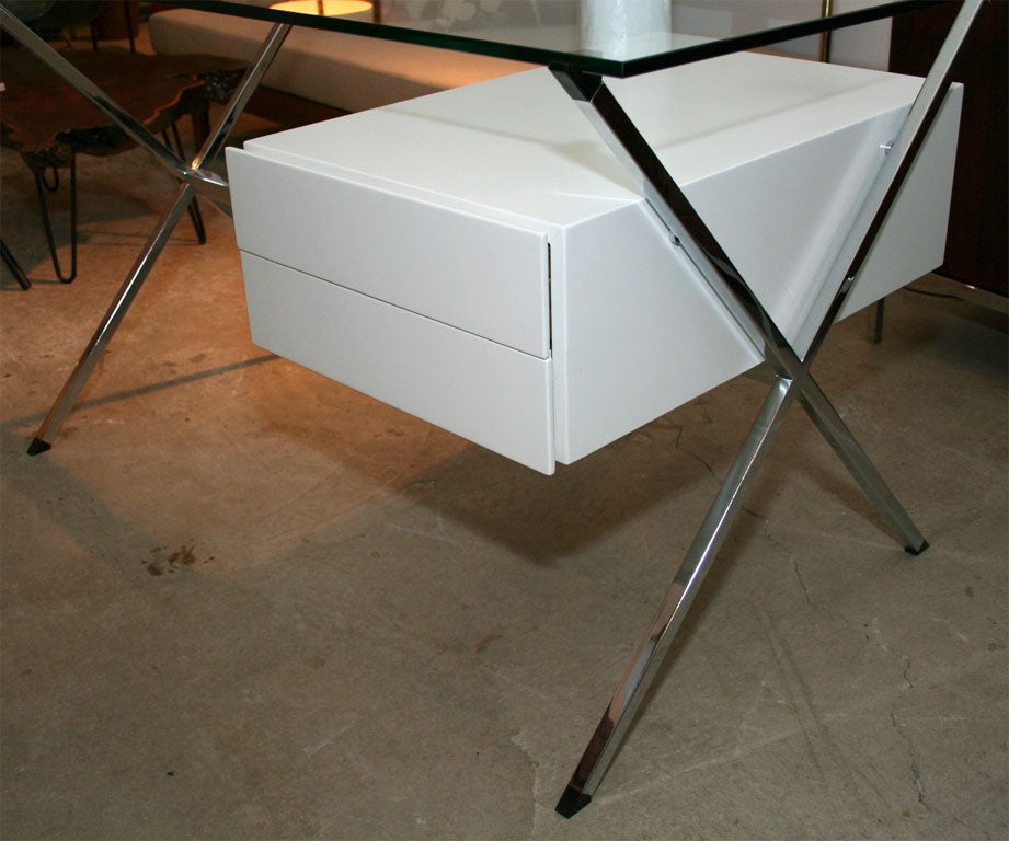 Franco Albini floating pedestal desk: recent edition