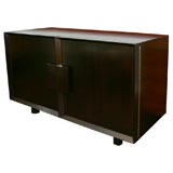 Dark Mahogany Chest with Two Doors