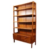 Teak Freestanding Bookcase by Poul Volther