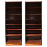 Narrow Rosewood Bookcase by Poul Hundevad