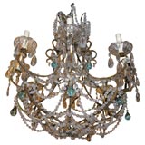 Glit Metal Cage Chandelier Glit Metal Cage Chandelier
