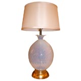Italian, Seguso Murano Glass Pineapple Lamp