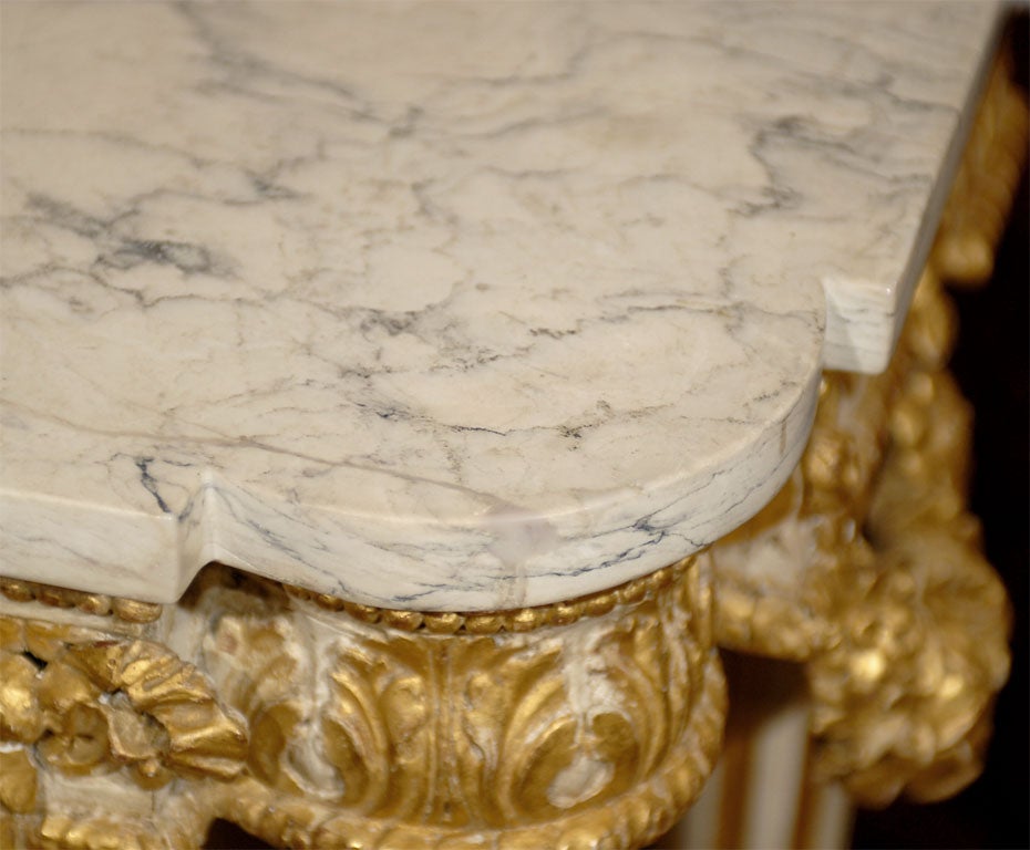 Louis XVI Period Console Table with Marble Top, France, circa 1790 In Good Condition In Atlanta, GA