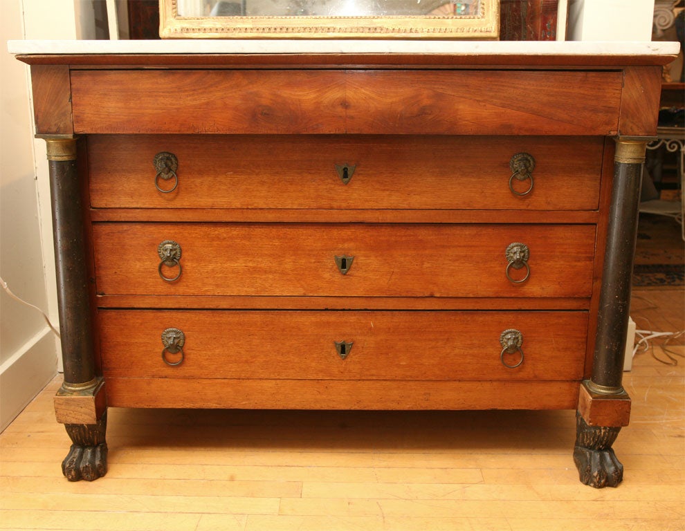 19th Century French empire chest of drawers