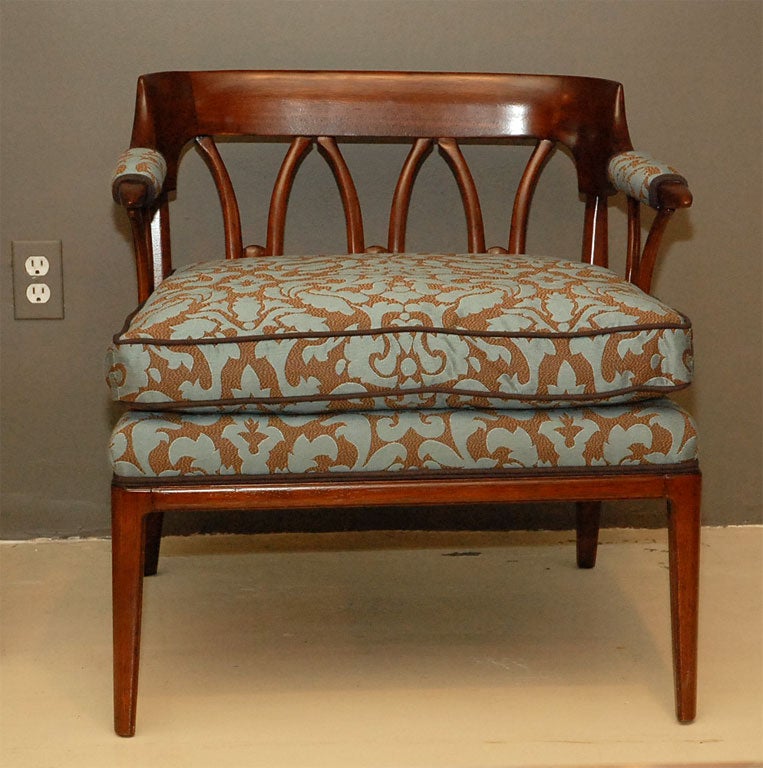 American Pair Of Elegant Arm Chairs from the Tomlinson Sophisticate Line