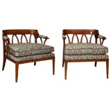 Pair Of Elegant Arm Chairs from the Tomlinson Sophisticate Line