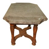 Stone topped table