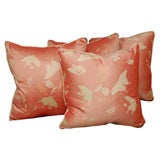 Vintage Colefax and Fowler  Butterfly Silk Cushions
