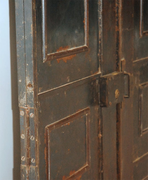 Antique Pair of Metal Doors For Sale 3