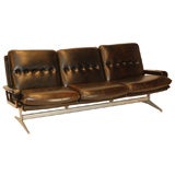 Leather Sofa by Strassle