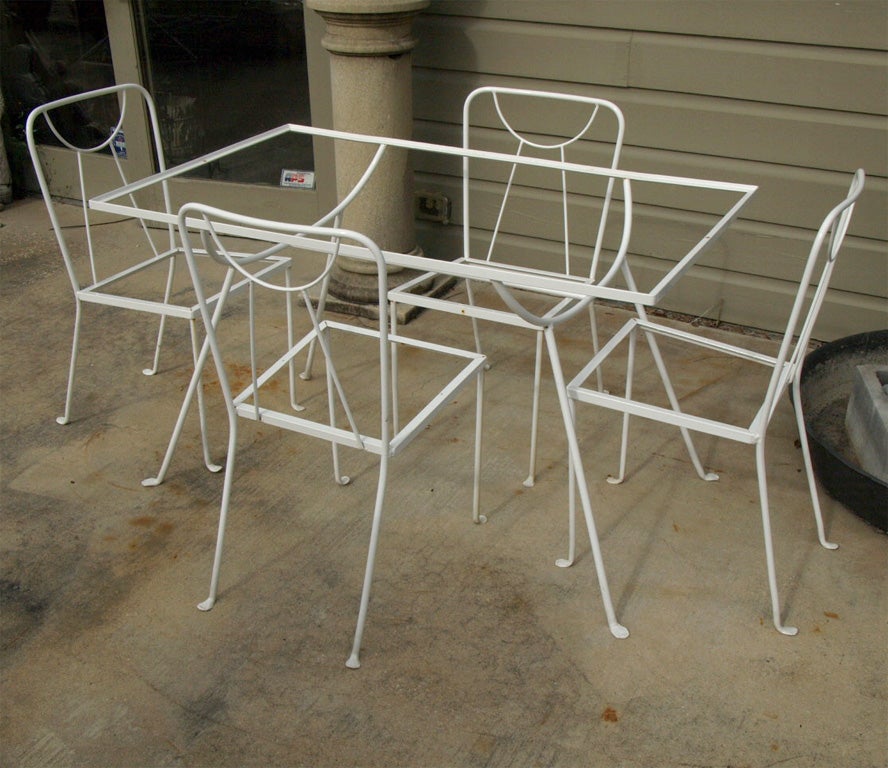Table and Chairs by George Nelson for Arbuck