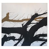 ABSTRACT OIL ON CANVAS BY KENNEDY.