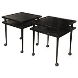 Pair of Jules Wabbes Tables