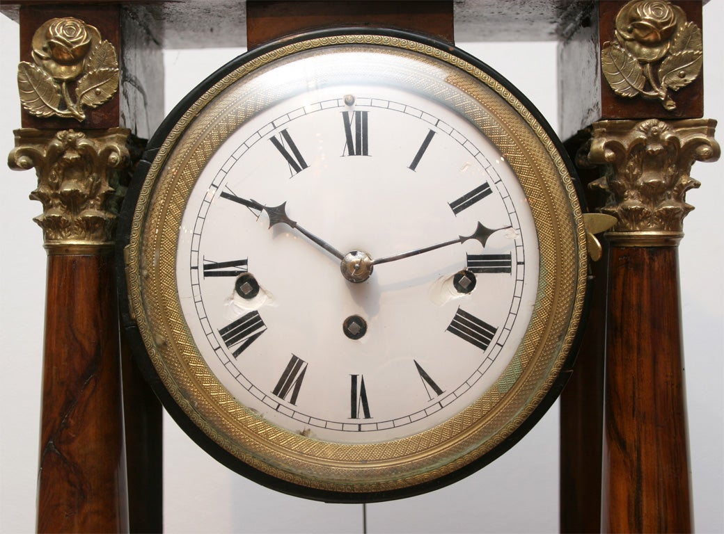 19th Century Biedermier Mantel Clock