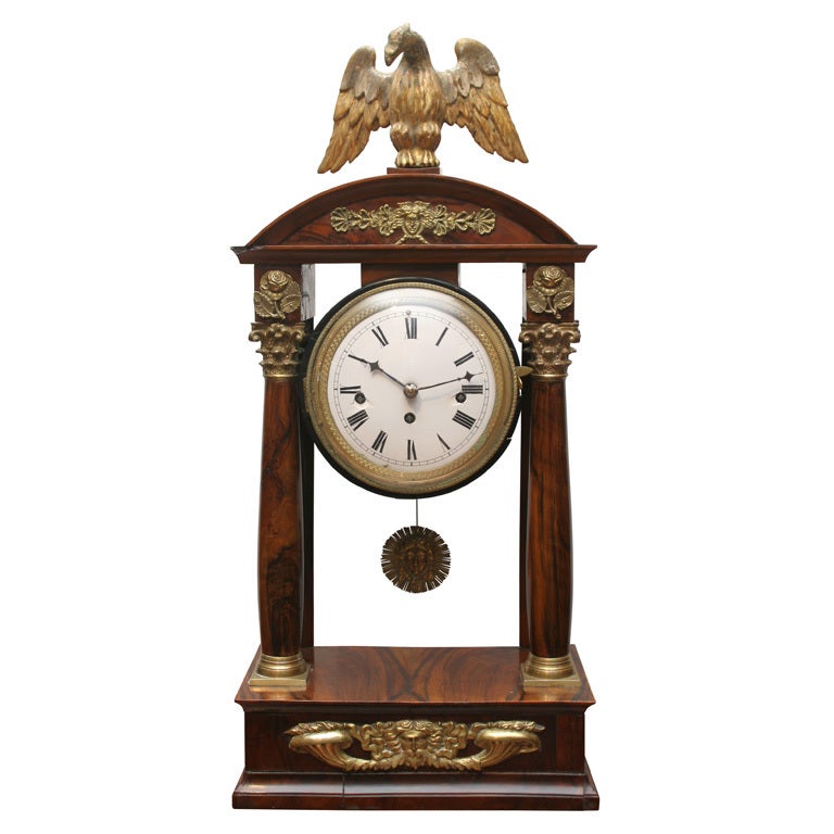 Biedermier Mantel Clock