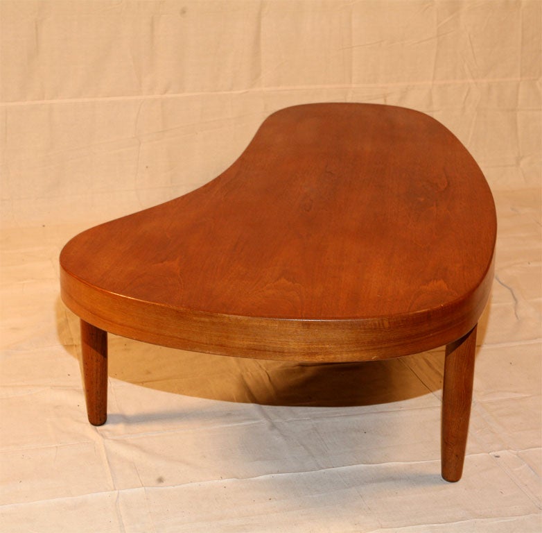 Danish Kidney Shaped Coffee Table