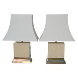 Pair Lamps by Jean-Claude Mahey