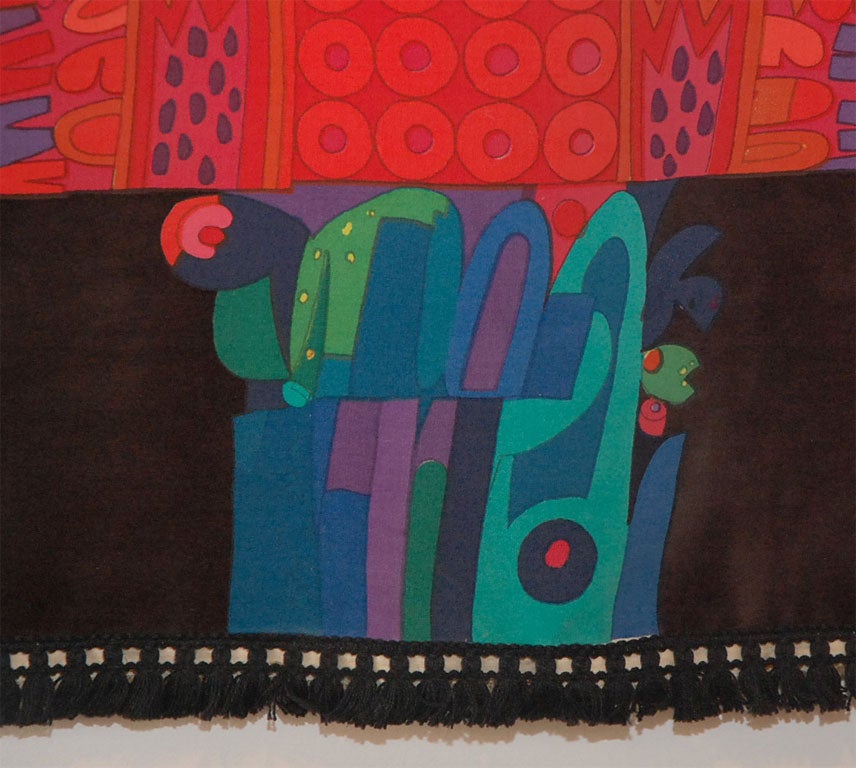 Velvet WallHanging by Stig Lindberg at 1stDibs