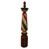 Paint decorated newell post