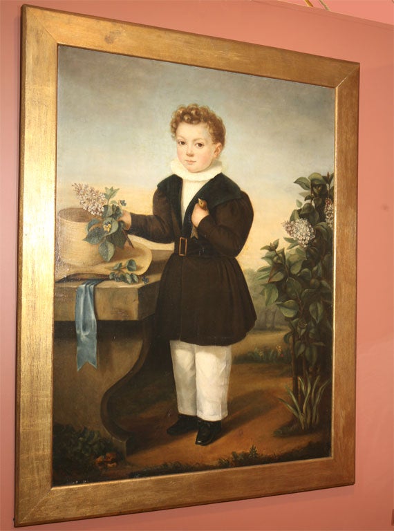 Portrait of Child in a garden