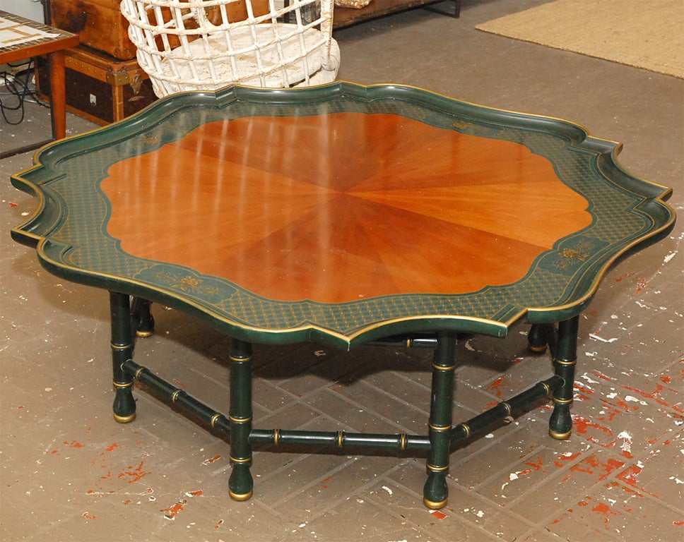 Scalloped Tray Top Table