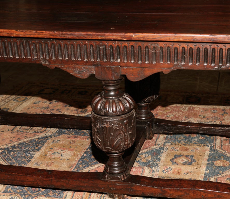 18th Century and Earlier 18th C. English Jacobean Library Table