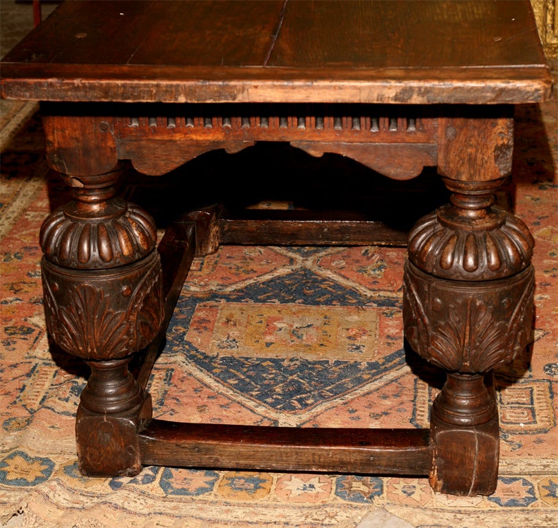 18th C. English Jacobean Library Table 1