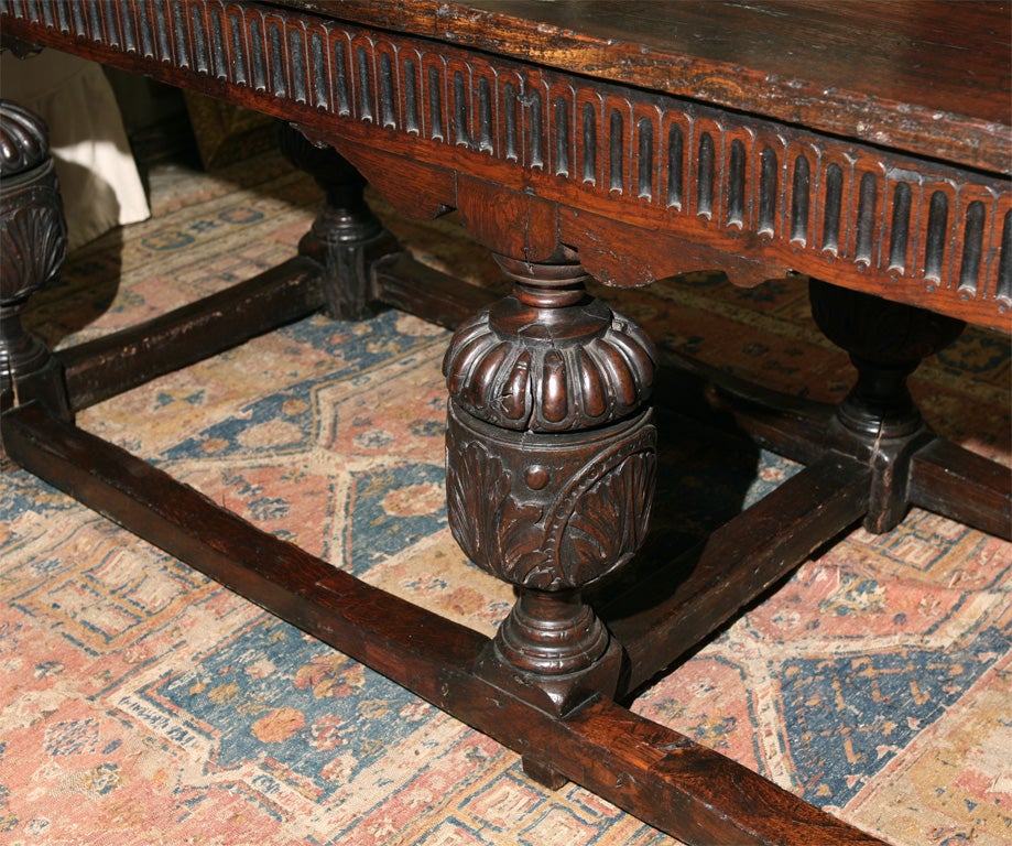 18th C. English Jacobean Library Table 4