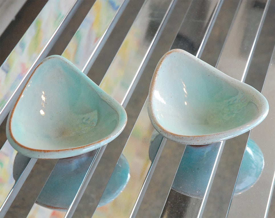 ONE  free form ceramic low bowl by Jade Snow Wong