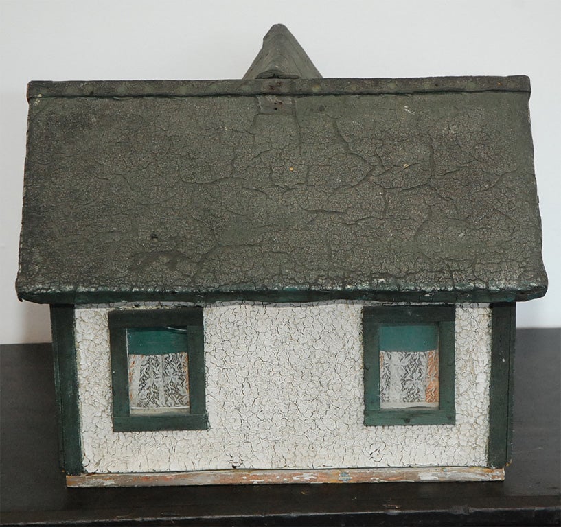 1920, S ORIGINAL PAINTED CHILDS SMALL HOUSE FROM IOWA 3