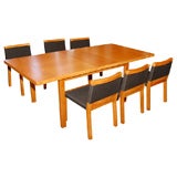 Van Keppel - Green Dining Table and Chairs