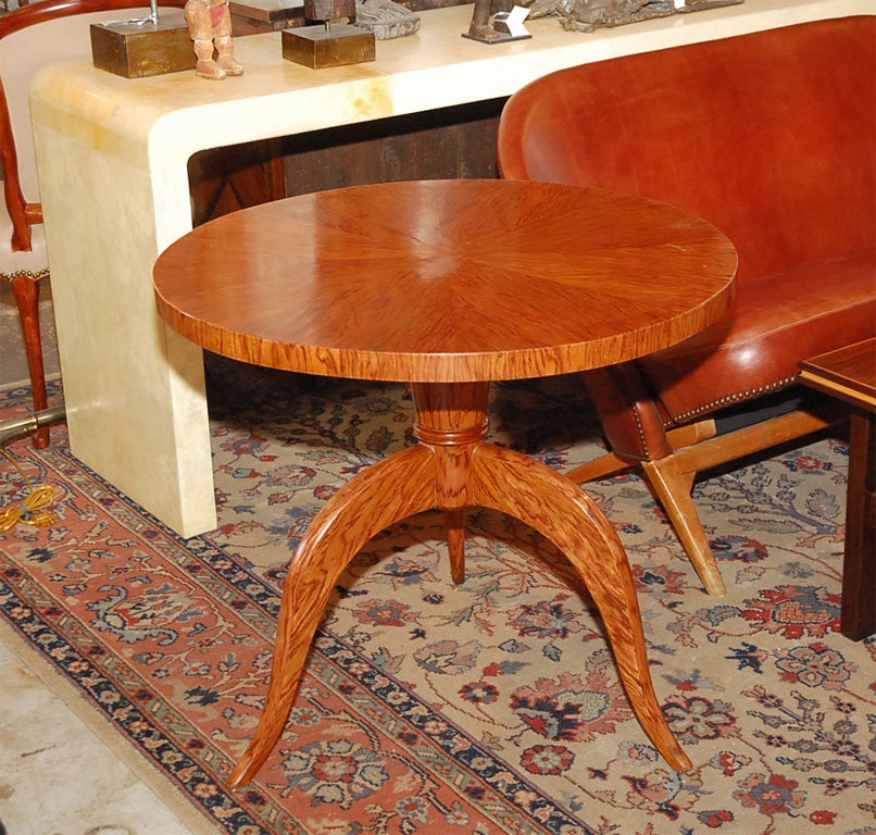Art Deco Style Tripod Table