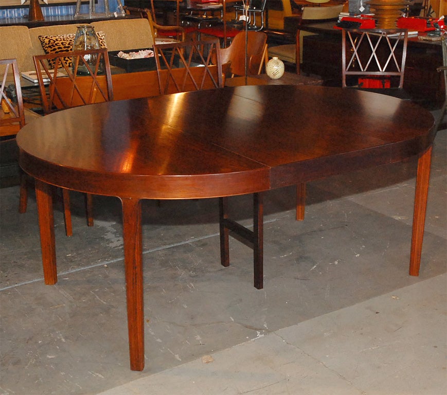 Rosewood Ole Wanscher Dining Table