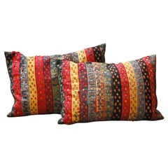 Antique Persian Textile Pillow