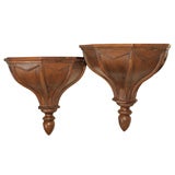 Pair of Gothic Style Wall Consoles
