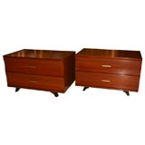 Pair of low nightstands or benches