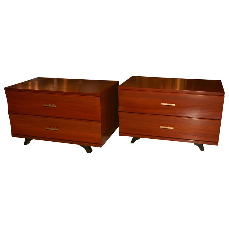 Pair of Low Nightstands or Benches